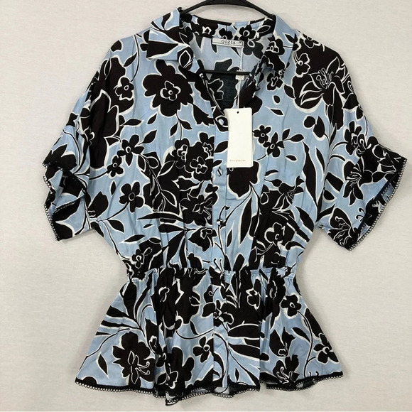 EXP - Gizia - Rustic Peplum Top